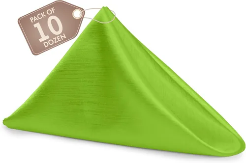Miniatura 59 de Ultimate Textile -1 docena de servilletas reversibles Shantung Satin - Majestic - Servilletas de tela Majestic de 17 x 17 pulgadas, color marrón