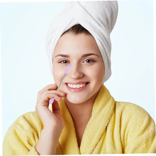 Miniatura 8 de WOONEKY 4 pinzas para enhebrar el cabello, para resorte de labio superior, dispositivo de extracción de vello facial, removedor de vello facial