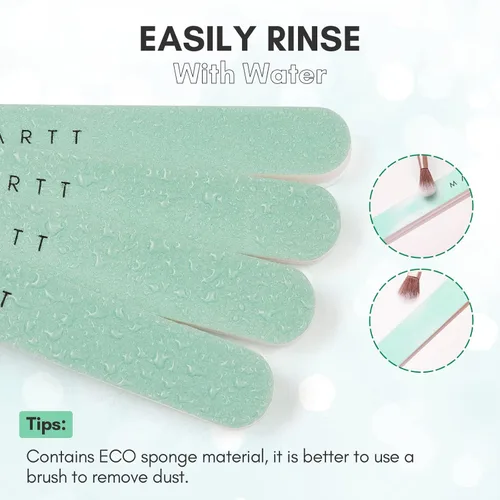 Miniatura 4 de Makartt Tampón de uñas: lima de uñas extra fina de grano 400/6000, pulidor de uñas y kit de brillo para uñas naturales y acrílicas, fácil