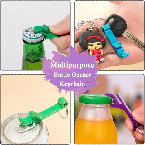 Miniatura 5 de Llavero personalizado para abrebotellas con bolsas de organza a granel personalizado grabado abrebotellas de cerveza con logotipo imagen de texto