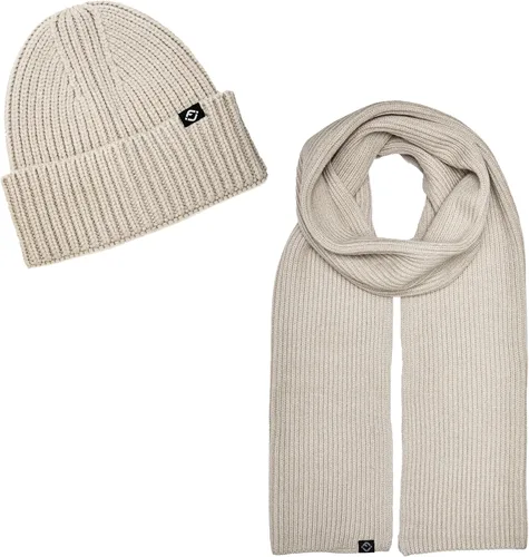 Miniatura 3 de Funky Junque Conjunto de bufanda y sombrero para hombres y mujeres, gorro a juego, ropa de invierno, regalos de Navidad, gorro de punto cálido
