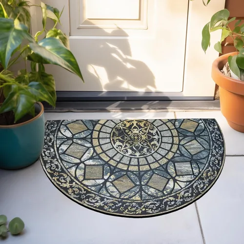 Miniatura 7 de CHICHIC Tapete grande para puerta de entrada, 24 x 36 pulgadas, tapete de entrada para puerta delantera, exterior, resistente, tapete de bienvenida