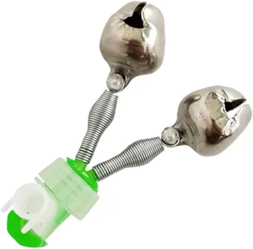Miniatura 2 de Campanas de pesca 20 piezas clip espiral campanas de pescado alarma de mordedura de pesca