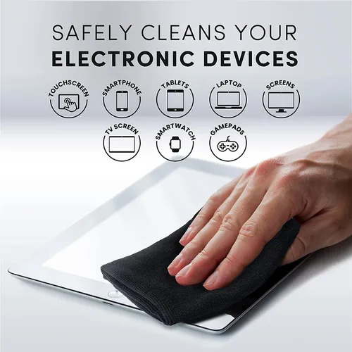 Miniatura 4 de Toallitas electrónicas sin rayas para limpiador de pantalla y reloj inteligente [4 unidades x 40] pantalla de TV, Smart TV, pantalla de computadora