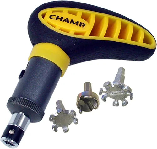 Miniatura 3 de Champ Llave Maxpro de picos de golf, negro y amarillo