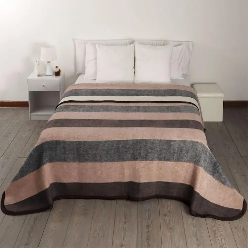 Miniatura 7 de Alpaca Warehouse Manta 100% natural de lana de alpaca y oveja, tamaño King, gruesa, pesada, cómoda, cálida, ideal para uso en exteriores, diseño a