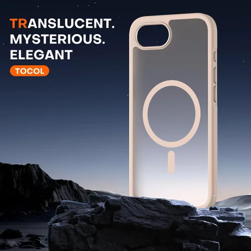 Miniatura 474 de TOCOL Funda para iPhone 11, compatible con Magsafe, protección completa de cámara, imanes integrados, protección contra caídas, funda translúcida