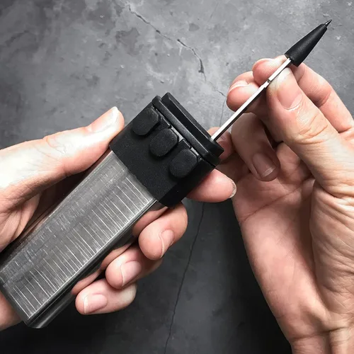 Miniatura 3 de HUAAO Lanzador de dardos balísticos, acero inoxidable forjado, tiro preciso dentro de 16 pies para caza, camping, tiro, defensa personal