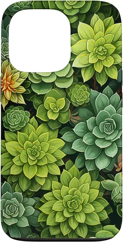 Miniatura 10 de Funda para iPhone 12 Pro Max Suculenta Plantas Botánicas Verde Floral Patrón Flor Cactus