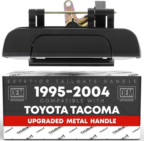 Miniatura 6 de Reemplazo del conjunto de la manija del portón trasero – Compatible con Toyota Tacoma 1995-2004 – Ensamblaje de pestillo de portón trasero, negro