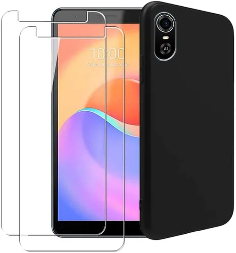 Miniatura 8 de Funda para ZTE Blade A31 Plus + Protector de pantalla de vidrio Película templada - Silicona transparente suave flexible parachoques a prueba
