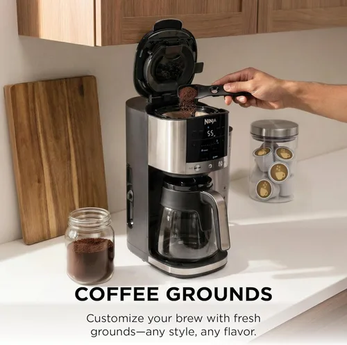 Miniatura 2 de Ninja DualBrew Cafetera Prepara café molido y cápsulas Prepara clásico, rico, sobre hielo y frío Prepara taza de una sola porción a jarra