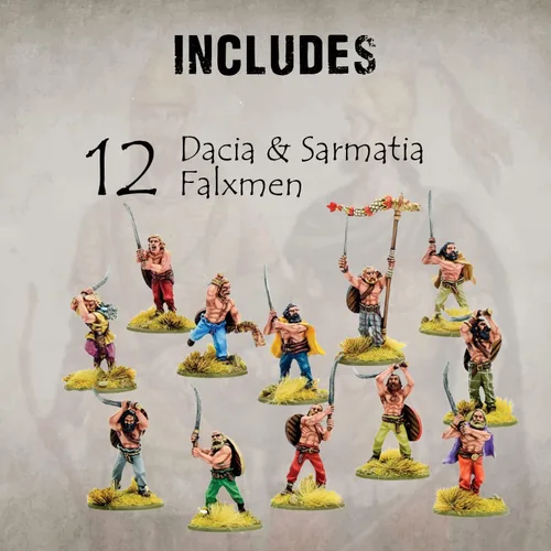 Miniatura 2 de Wargames Delivered - Warlord Games SPQR: Dacia & Sarmatia - Falxmen dacios
