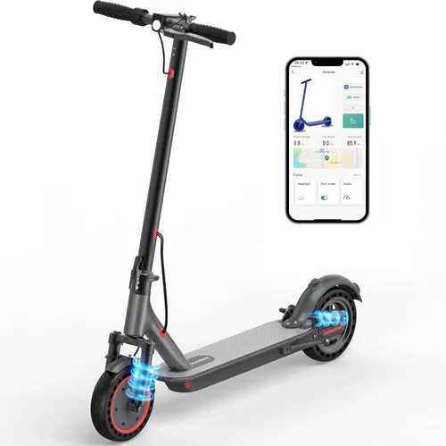 MAXSHOT Electric Scooter Adults & Big Kids, Top Speed 9/16/19/22MPH, 10/12/16/21/50Miles Range, 6.5"/8.5"/14" Tires Folding Commuter Escooter with