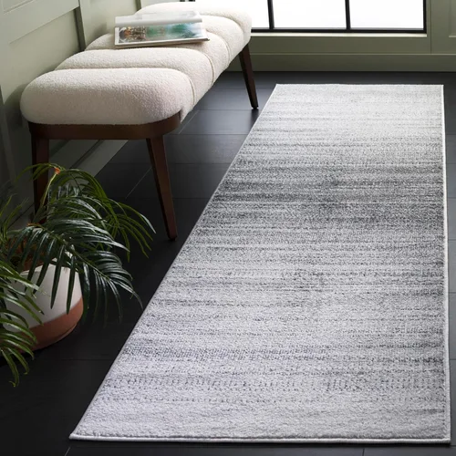 Miniatura 24 de SAFAVIEH Adirondack Collection - Alfombra decorativa, 2 pies 6 pulgadas x 4 pies, color negro y gris, diseño moderno, no desprende pelusa y de fácil