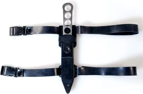 Miniatura 5 de WarTech Cuchillo de supervivencia de buceo de 8.75 pulgadas con funda para correa de pierna