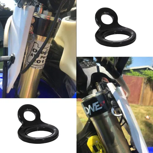 Miniatura 3 de Paquete de 4 anillos de amarre para motocross, anclajes de bucle suave para manillar de motocicleta, para camión, camioneta, remolque, se adapta a