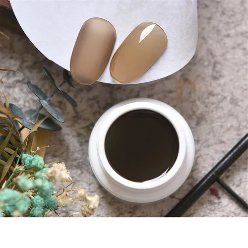 Miniatura 46 de Nail Art Gel - Esmalte de uñas en gel sólido con purpurina y barro altamente pigmentado (328)