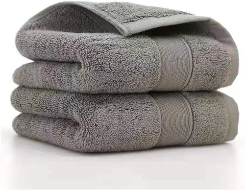 Miniatura 9 de PUPOPIK Paquete de 2 toallas de mano para baño, toallas de mano 100% algodón (14 x 30 pulgadas), altamente absorbentes y de secado rápido, toalla