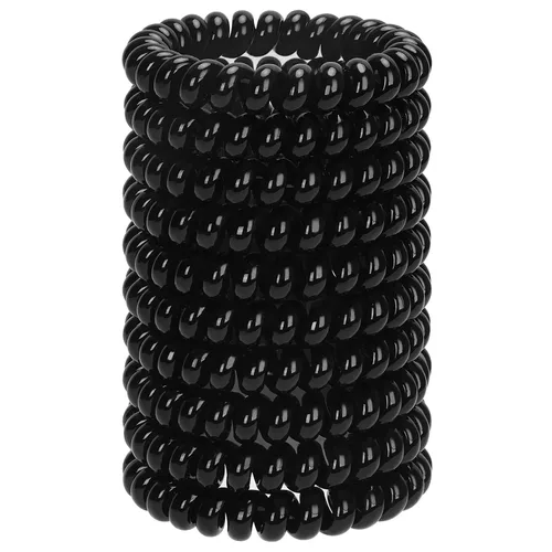 Miniatura 32 de JessLab Lazos para el cabello en espiral para mujeres, paquete de 10 sujetadores de cola de caballo sin rastro y sin daño, bandas para el cabello