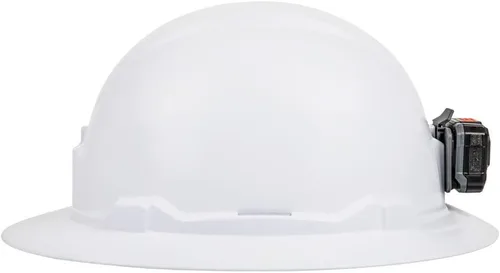 Miniatura 13 de Klein Tools 60406RL - Casco duro, linterna frontal recargable, sin ventilación, estilo de ala completa, acolchada, auto-absorbente, resistente al