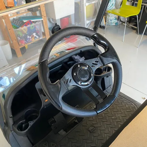 Miniatura 6 de Volante universal de 320mm para carrito de golf para Club Car DS y Precedent, volante para carrito de golf EZGO Yamaha para EZGO RXV y TXT Tempo G14