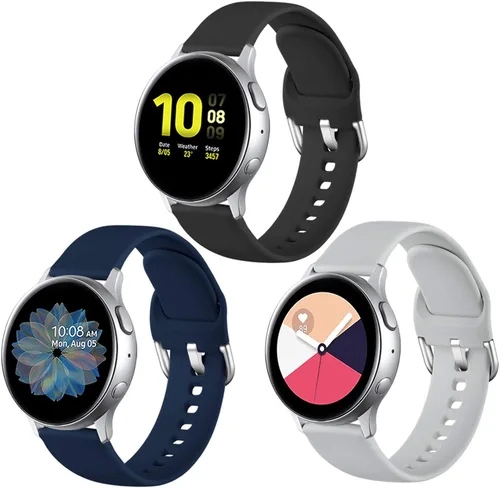 Miniatura 23 de Lerobo - Bandas compatibles con Samsung Galaxy Watch Active/Active 2 de 1.57 y 1.73 pulgadas/Galaxy Watch 1.65 pulgadas. Correa de reloj
