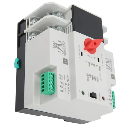 Miniatura 9 de Interruptor de transferencia automática de energía Interruptor de cambio de generador de energía ZGQ5-100/2P 220V Auto conversión de molde