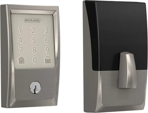 Miniatura 21 de Schlage - Cerradura inteligente Wi-Fi de codificación con borde Camelot en bronce envejecido