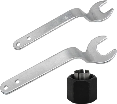 Miniatura 10 de Thaekuns Kit de pinza de enrutador de 3 piezas 2610906283 1/4", 2610906284 1/2" y 2610906287 3/8" para enrutadores Boschi1613,1617, 1618,1619 Series
