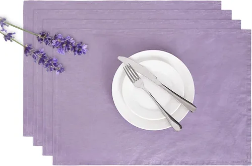 Miniatura 20 de Paños de cocina de lino de Linen World 14 x 28 pulgadas, juego de 6 paños de cocina y té decorativos, paños de cocina de lino europeo lavados