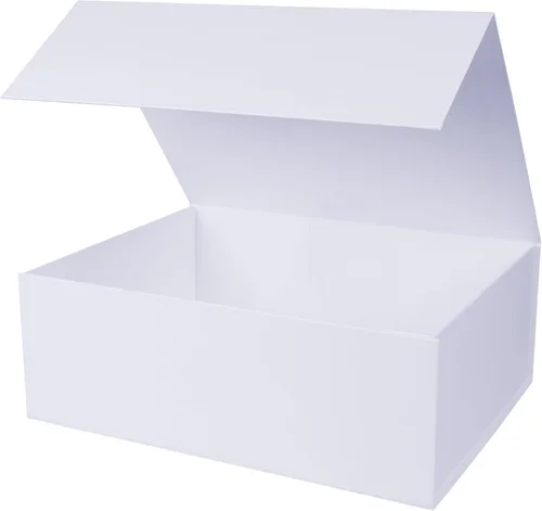 Miniatura 37 de Aimyoo Cajas de regalo magnéticas Galaxy negras con tapas 13.8x9x4.3 pulgadas, caja grande de propuesta para dama de honor y padrino, caja plegable