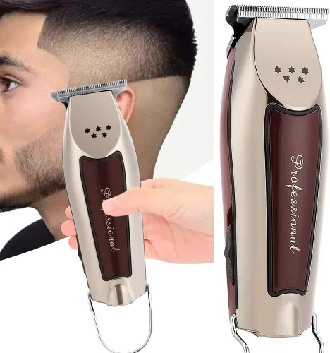 Miniatura 2 de Cortadora de pelo eléctrica profesional recargable ajustable máquina de corte de pelo (enchufe de EE. UU. 100-240V)
