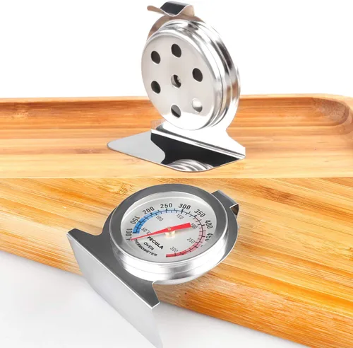 Miniatura 5 de Termómetro para horno, paquete de 2 unidades de 122.0-572.0 °F/100-600°F, termómetro de acero inoxidable de lectura instantánea, termómetro