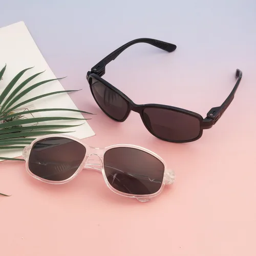 Miniatura 6 de BFOCO Gafas de sol bifocales con bisagras metálicas y sin tornillos para hombre - Sports Bifocal Sunnies (negro brillante) +1.00