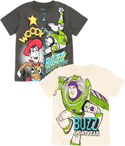 Miniatura 34 de Disney Paquete de 2 camisetas para bebés y niños grandes (12 meses - 14-16)