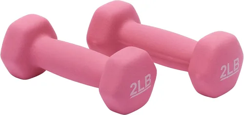 Miniatura 16 de Amazon Basics - Mancuerna de entrenamiento de fácil agarre, con revestimiento de neopreno, disponibles en varios juegos y pesos