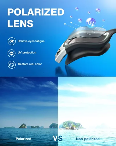 Miniatura 2 de ZIONOR Gafas de natación, G1 Ultra fotocromáticas polarizadas gafas de natación para hombres y mujeres