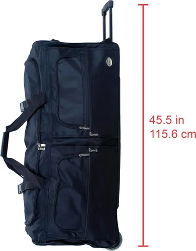 Miniatura 5 de Rockland Bolso de viaje con ruedas, Negro