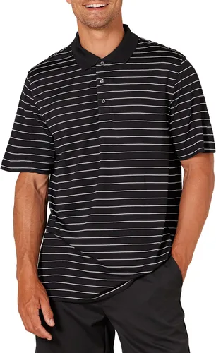 Tienda Essentials Camisa tipo polo para hombre de golf, de secado rápido y que absorbe la humedad, manga corta