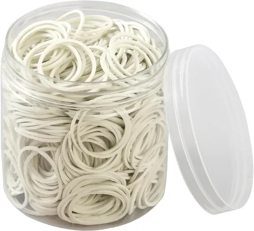 Miniatura 6 de 600 bandas de goma pequeñas de 1 pulgada, bandas elásticas de goma de uso general, bandas elásticas resistentes para el hogar, oficina, escuela
