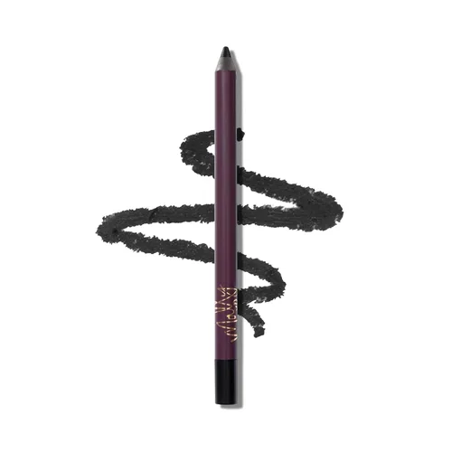 Mally Beauty Evercolor Starlight - Delineador de ojos impermeable, color negro medianoche, a prueba de manchas, de larga duración, gel cremoso,