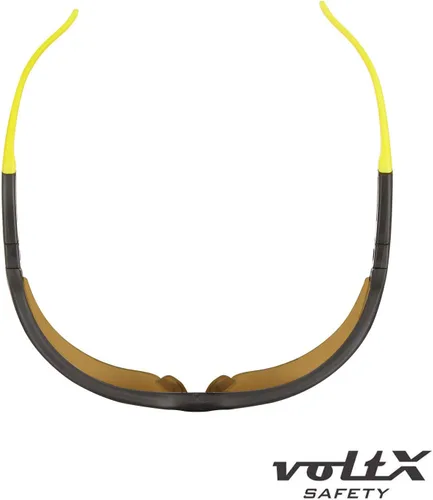 Miniatura 7 de voltX GT - Lentes de seguridad bifocales ajustables para lectura (lente marrón +1.0), ANSI Z87.1+ y CE EN166FT, revestimiento antiniebla, lente