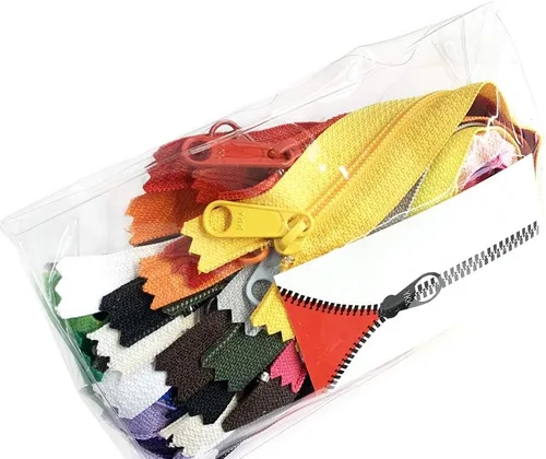 Miniatura 2 de 20 unidades de colores mixtos Ykk número 4.5 bobina bolso cremallera o monedero cremalleras tirador largo hecho en Estados Unidos paquete bolsa