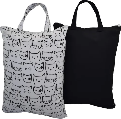Miniatura 10 de MOM & BAB Bolsas húmedas para pañales de tela para bebé, trajes de baño y toallas, viajes, bolsa húmeda y seca para bolsa de pañales, piezas