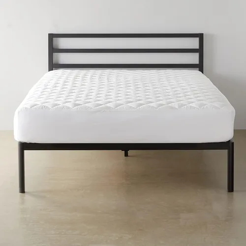 Miniatura 6 de Amazon Basics Protector de Colchón Acolchado Hipoalergénico, 18 Pulgadas de Profundidad, Individual, Blanco