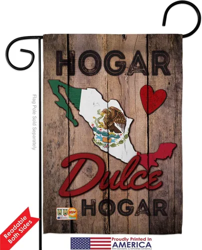 Miniatura 4 de Country Mexico Hogar Dulce Garden House - Juego de banderas de nacionalidad regional, nacionalidad internacional, mundo particular, área pequeña