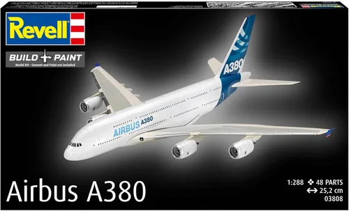 Miniatura 2 de Revell Alemán Nivel 1/288 Airbus A380 Modelo de Plástico 03808