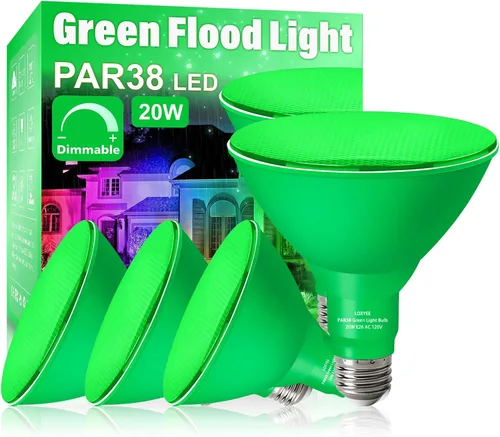 Miniatura 22 de PAR38 Bombillas LED de inundación para exteriores, paquete de 2 unidades, regulables 20 W (equivalente a 200 W) bombillas de inundación de base E26