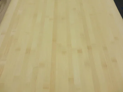 Miniatura 6 de Chapa de madera de caña ancha rubia natural de bambú 24" x 48" en la parte trasera fina de vellón VH